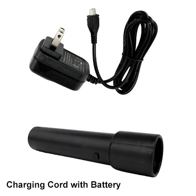 Image of charging cord and battery