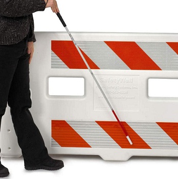 SafetyWall™ ADA-Compliant Pedestrian Barricade 1 piece ...