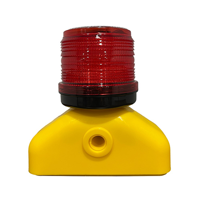 Solar Powered 360 Degree Type D Barricade Light (Red ...