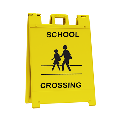 School Crossing Portable Sign Stands