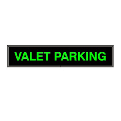 VALET PARKING LED Sign - Backlit