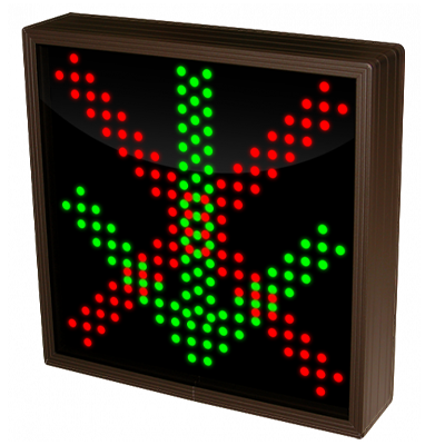 X | Down Arrow LED Sign - 10"