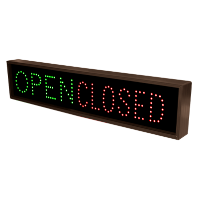 OPEN | CLOSED LED Sign (Direct-view) - 7