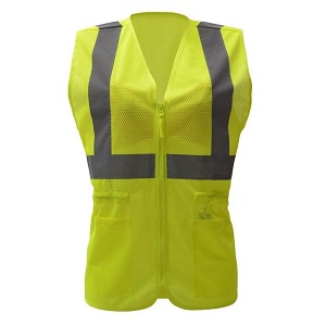 Women's Class 2 Economy Safety Vest - Lime