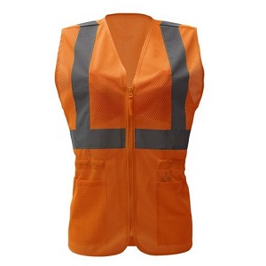 Women's Class 2 Economy Safety Vest - Orange