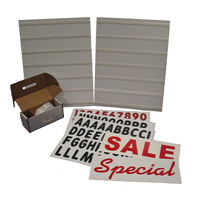 Message Board Kit for Portable Sign Stands - Set of 2