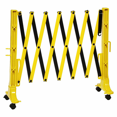 Expandable Indoor Portable Plastic Barricade Gate (Wheels ...