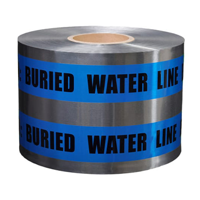 Underground Detectable Tape -Water Line Below (Blue)