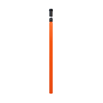 PVC Telescoping Pole for STOP/SLOW Paddles - Screw On Handle