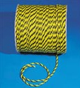 1/4"  Yellow/Black Poly-Safety Rope