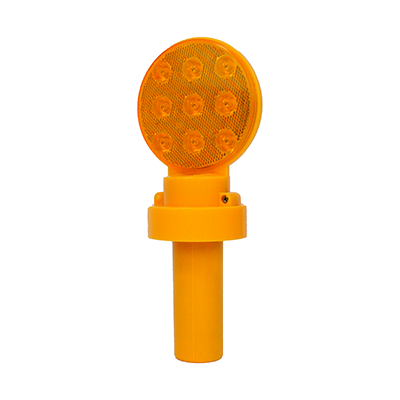 Amber Traffic Cone Light with Stem Insert