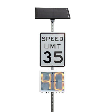 Solar Radar Speed Sign - SA-SO Radar Signs