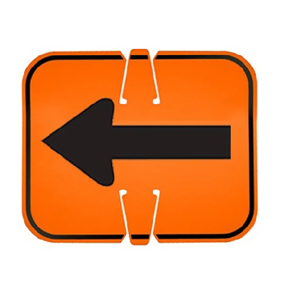 Reflective Arrow Traffic Cone Sign