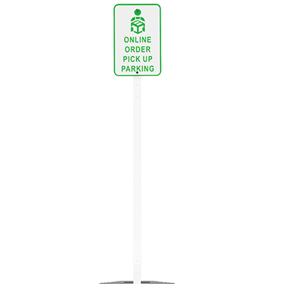 60" Power Post Plastic Signpost