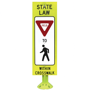 12" x 36" State Law Yield to Pedestrian