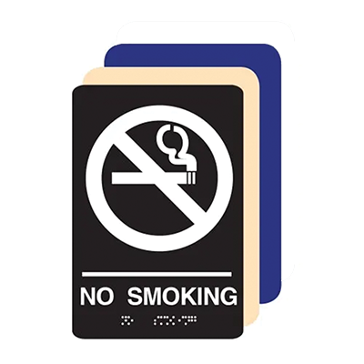 No Smoking ADA Compliant Sign